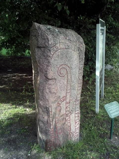 Runový kámen v Uppsale