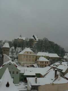 Sighişoara v zimě